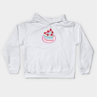 Scorpio Baby Heart Cake Design Kids Hoodie